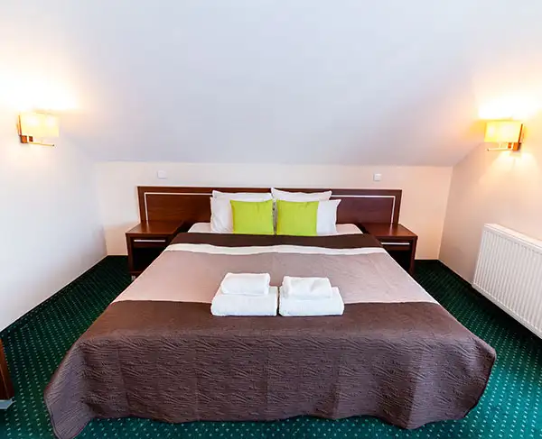 Interior de un apartamento en el Hotel Lotos